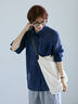 インディゴシアーシャツ《2025autumn catalog item》（ブルー/ネイビー）｜Lugnoncure（ルノンキュール）通販