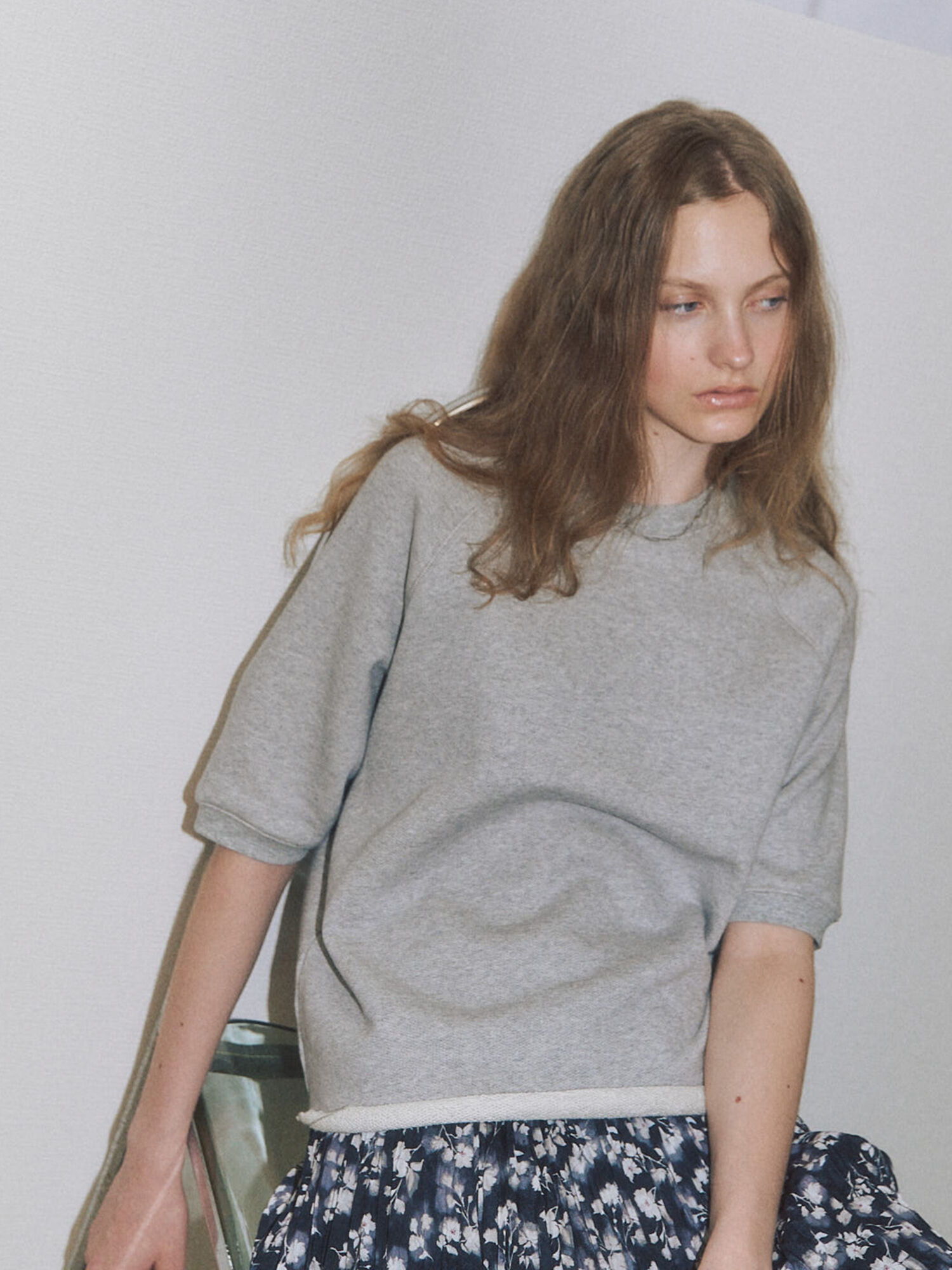 ララルーチュ セール】 ソフトタッチミニ裏毛半袖プルオーバー《2025autumn