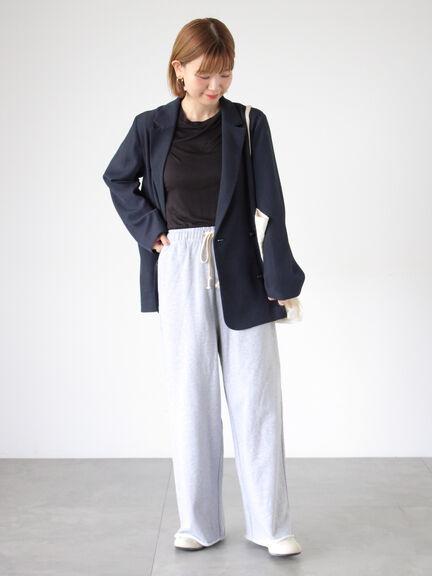 長袖シアートップス《2025autumn catalog item》（オフホワイト/ブラック/ピンク/ブルー）｜Lugnoncure（ルノンキュール）通販