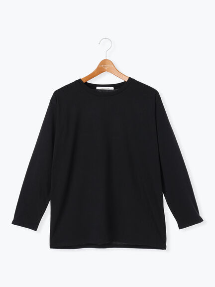 無地/ボーダー天竺トップス（オフホワイト/ホワイト/ブラック）｜Lugnoncure（ルノンキュール）通販