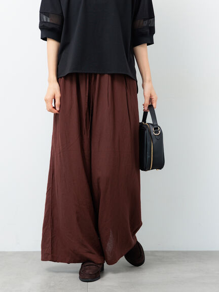 ヴェロニク ブランキーノ　パンツ　ボトムス　　ブラウン　茶 セットアイテム対象 6KNOT シックスノット スノーボード ウェア