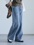 カットオフストレートデニムパンツ《2025autumn catalog item》（ブルー）｜Lugnoncure（ルノンキュール）通販