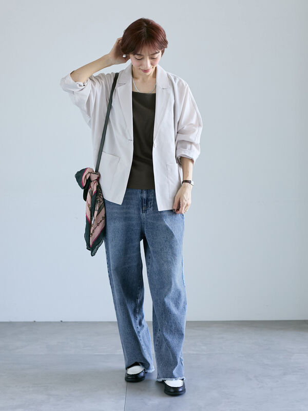 セール】 カットオフストレートデニムパンツ《2025autumn catalog item