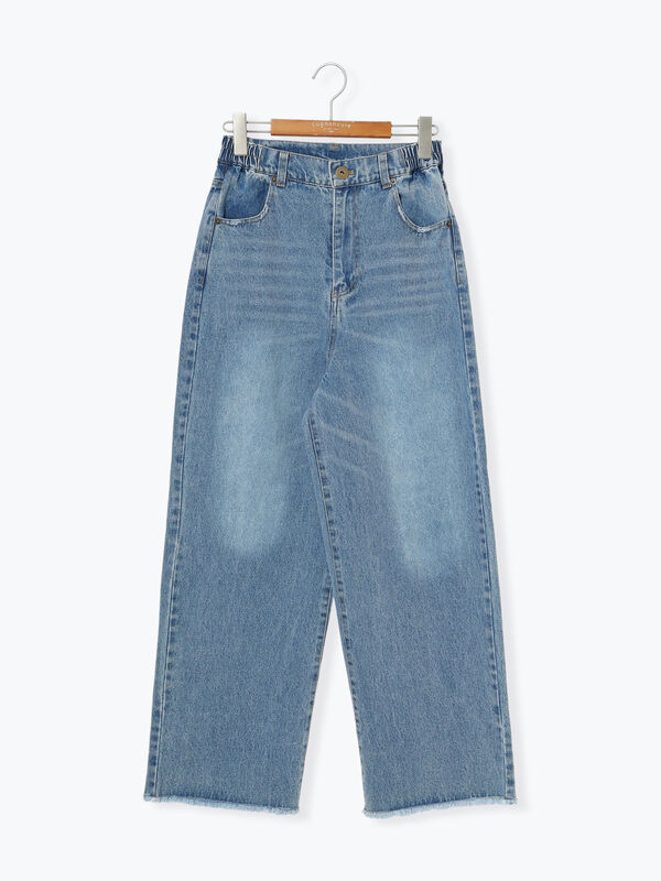 カットオフストレートデニムパンツ《2025autumn catalog item