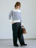 ストレートチノパンツ《2025autumn catalog item》（ブラック/ベージュ/ブラウン）｜Lugnoncure（ルノンキュール）通販