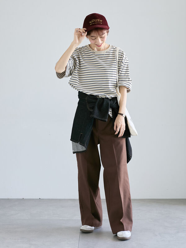 セール】 ストレートチノパンツ《2025autumn catalog item》（ブラック