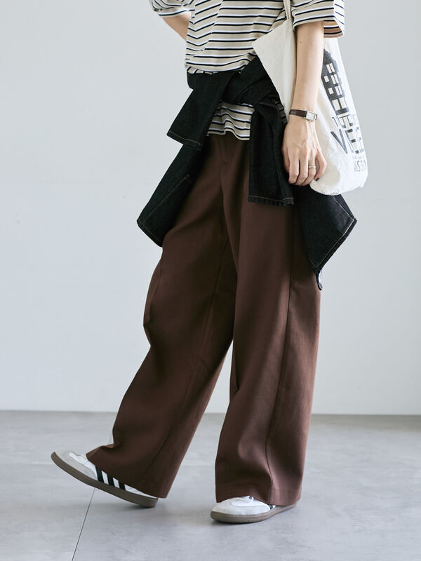 セール】 ストレートチノパンツ《2025autumn catalog item》（ブラック