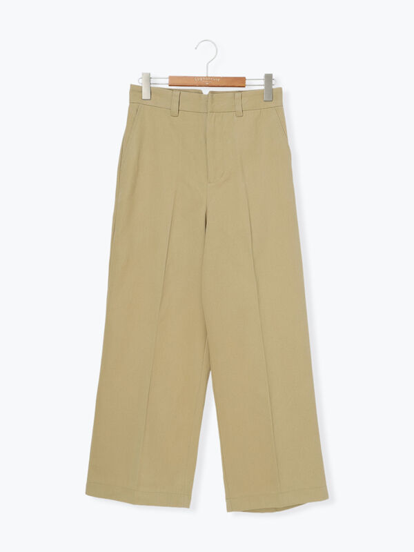 セール】 ストレートチノパンツ《2025autumn catalog item》（ブラック