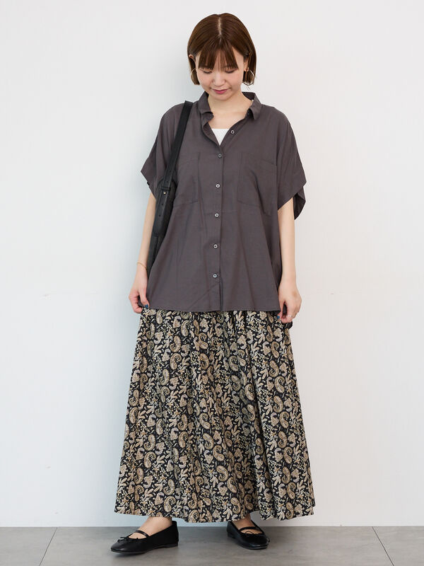 G/FORE ペイズリー柄 ポロシャツ&スカートサイズS ゴルフ シャツ 半袖 ポロシャツ ペイズリー / ペイズリー柄フレンチ