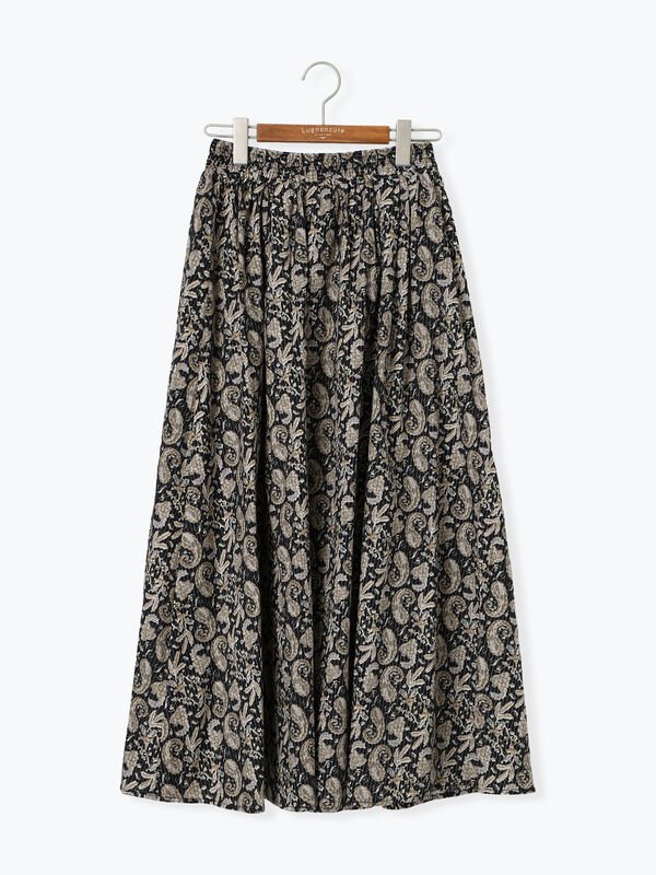 ER2GOLF ぺイズリー柄スカート 楽天市場】（S~M/L~2L対応）対応大人シックに魅せるペイズリー柄