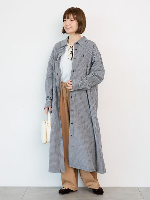 セール】 刺繍入りアソートシャツワンピース《2025autumn catalog item