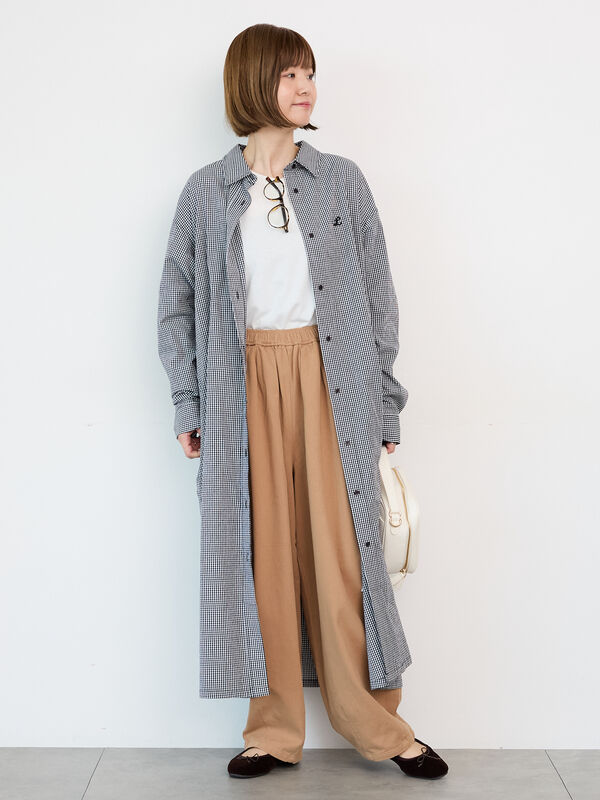 セール】 刺繍入りアソートシャツワンピース《2025autumn catalog item