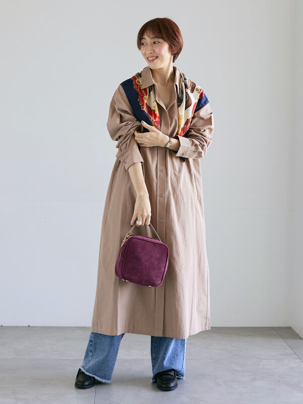 セール】 刺繍入りアソートシャツワンピース《2025autumn catalog item