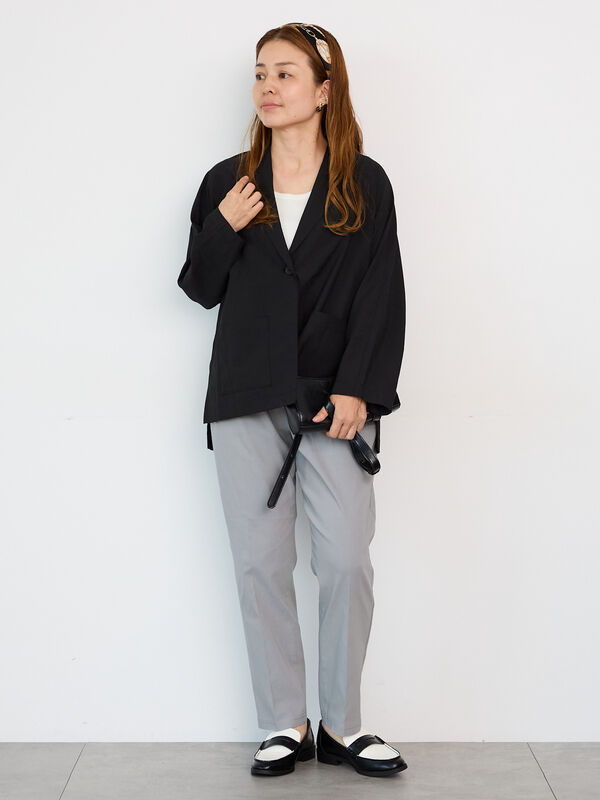 セール】 シアードルマンテーラードジャケット（ブラック