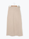 スウェード調バイアススカート《2025autumn catalog item》(ベージュ)|Lugnoncure(ルノンキュール)通販