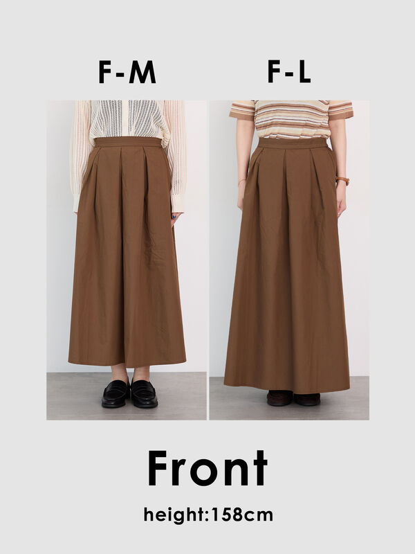 セール】 【選べる着丈】タイプライタースカート（グレー