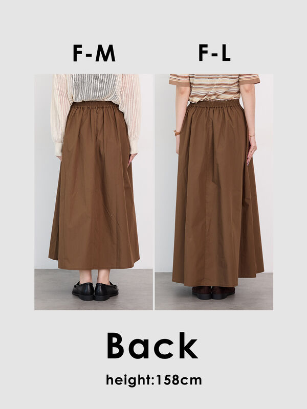 セール】 【選べる着丈】タイプライタースカート（グレー