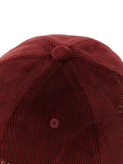 ロゴ刺繍コーデュロイキャップ《2025autumn catalog item》（オフホワイト/グレー/ボルドー）｜Lugnoncure（ルノンキュール）通販