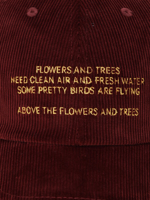 セール】 ロゴ刺繍コーデュロイキャップ《2025autumn catalog item