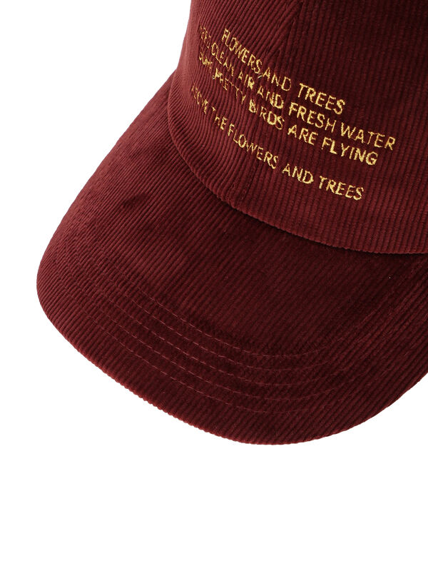 セール】 ロゴ刺繍コーデュロイキャップ《2025autumn catalog item