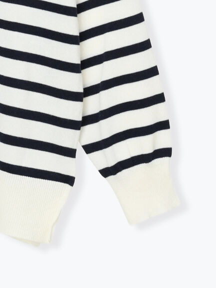 無地/柄アソートクルーネックニット（オフホワイト/グレー/チャコールグレー/パープル）｜Lugnoncure（ルノンキュール）通販