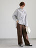 無地/柄アソートレギュラーオーバーシャツ(オフホワイト/ブラック/ベージュ/ネイビー)|Lugnoncure(ルノンキュール)通販