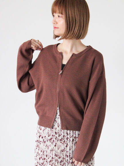 LOUNIE ブラウン カーディガン サイズ2 カーディガン(ブラウン/茶色系)｜レディースファッション通販の