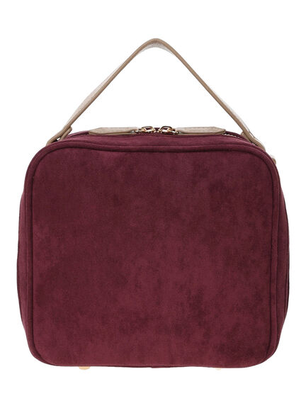 スクエアハンドバッグ(ショルダー付き)《2025autumn catalog item》（オフホワイト/ブラック/ボルドー）｜Lugnoncure（ルノンキュール）通販