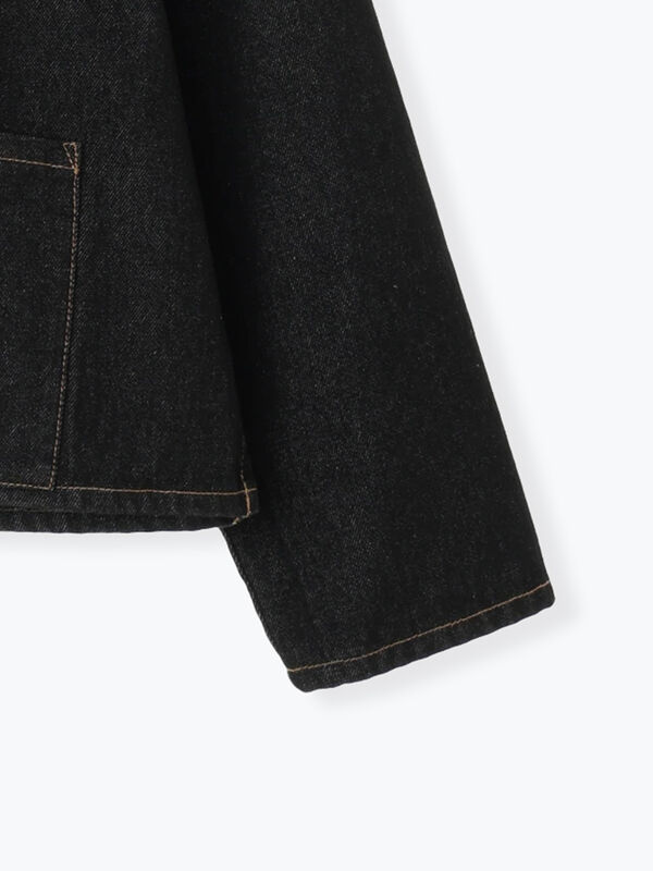 セール】 ノーカラーデニムジャケット《2025autumn catalog item