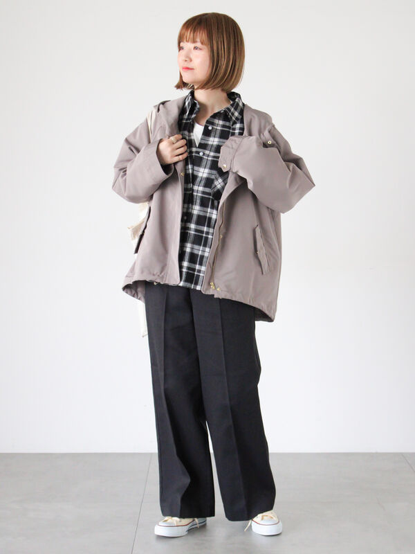 期間限定】 【撥水】マウンテンパーカー（オフホワイト/モカ