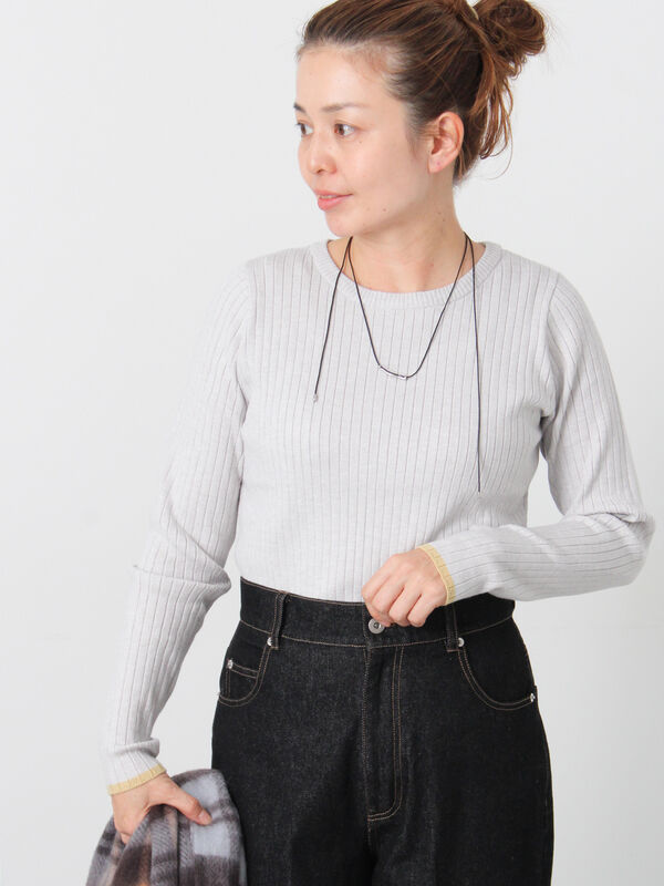 【着用3回】Rene♡ルネ　コットンサマージャケット　ボーダー♡ホワイト 01_001.jpg?img_width=750