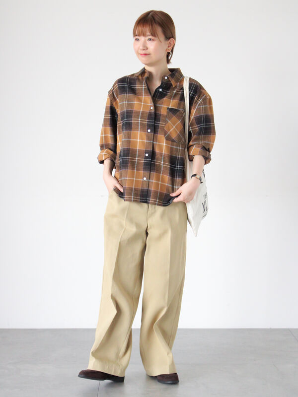 SAPEur サプール ワイドカラーチェックシャツ サイズL SAPEur サプール ワイドカラーチェックシャツ サイズL SAPEur