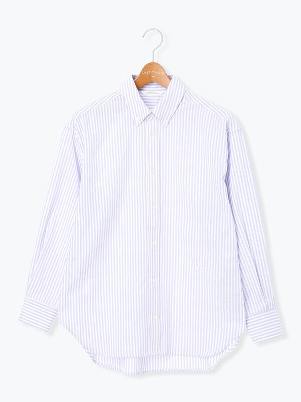 しっぽ屋 セール】 刺繍入りアソートオックスフォードシャツ《2025autumn