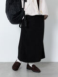 【選べる着丈】スウェード調タイトスカート（ブラック）｜Lugnoncure（ルノンキュール）通販