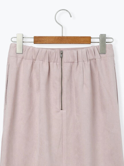 【選べる着丈】スウェード調タイトスカート（グレー/ブラック/ピンク/ブラウン）｜Lugnoncure（ルノンキュール）通販