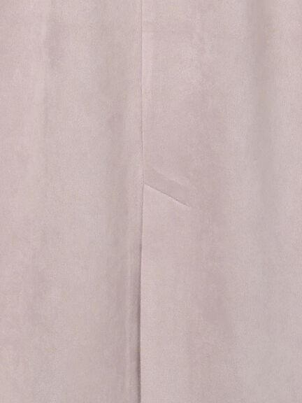 【選べる着丈】スウェード調タイトスカート（グレー/ブラック/ピンク/ブラウン）｜Lugnoncure（ルノンキュール）通販