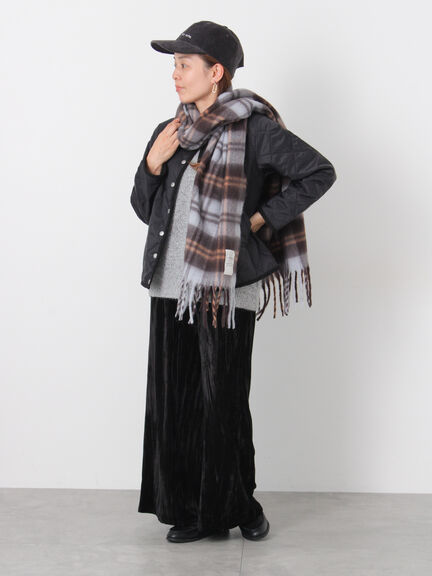 パッカブルノーカラーブルゾン（チャコールグレー/ブラック/ベージュ/ブラウン）｜Lugnoncure（ルノンキュール）通販