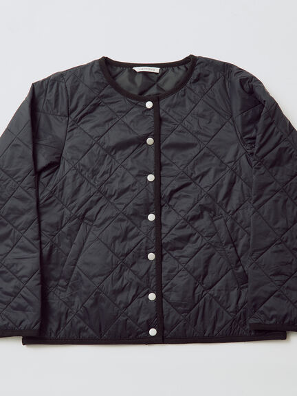 パッカブルノーカラーブルゾン（チャコールグレー/ブラック/ベージュ/ブラウン）｜Lugnoncure（ルノンキュール）通販