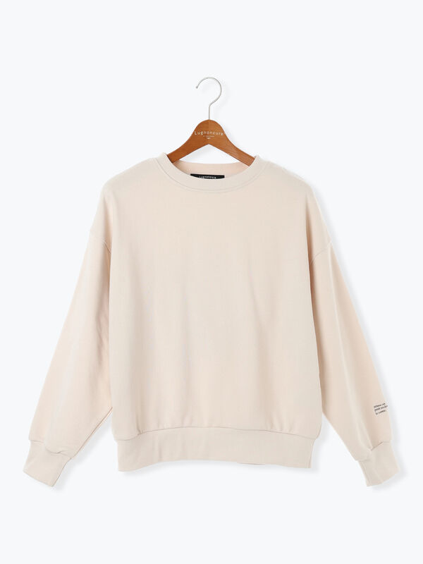 カノンページ フラワープリントスウェットプルオーバー（グレー/ベージュ