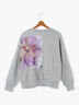 フラワープリントスウェットプルオーバー(グレー/ベージュ/パープル)|Lugnoncure(ルノンキュール)通販