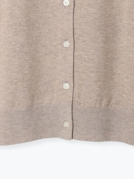 もちもちクルーネックカーディガン（ブラック/レッド/ベージュ/ブルー）｜Lugnoncure（ルノンキュール）通販