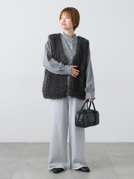 アソートスタンドフリルブラウス（オフホワイト/ブラック/ブラウン/ネイビー）｜Lugnoncure（ルノンキュール）通販