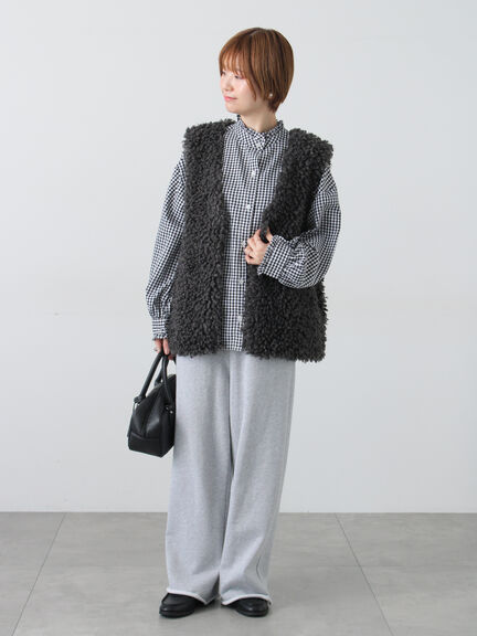 アソートスタンドフリルブラウス（オフホワイト/ブラック/ブラウン/ネイビー）｜Lugnoncure（ルノンキュール）通販