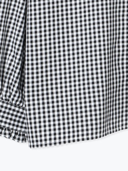 アソートスタンドフリルブラウス（オフホワイト/ブラック/ブラウン/ネイビー）｜Lugnoncure（ルノンキュール）通販