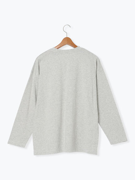 フォトプリントロングTシャツ（オフホワイト/グレー/ブラック）｜Lugnoncure（ルノンキュール）通販