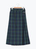 【選べる着丈】チェックキルトスカート（グレー/ベージュ/グリーン/ネイビー）｜Lugnoncure（ルノンキュール）通販