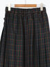 【選べる着丈】チェックキルトスカート（グレー/ベージュ/グリーン/ネイビー）｜Lugnoncure（ルノンキュール）通販