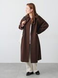 ウールライクステンカラーコート（ブラウン）｜Lugnoncure（ルノンキュール）通販