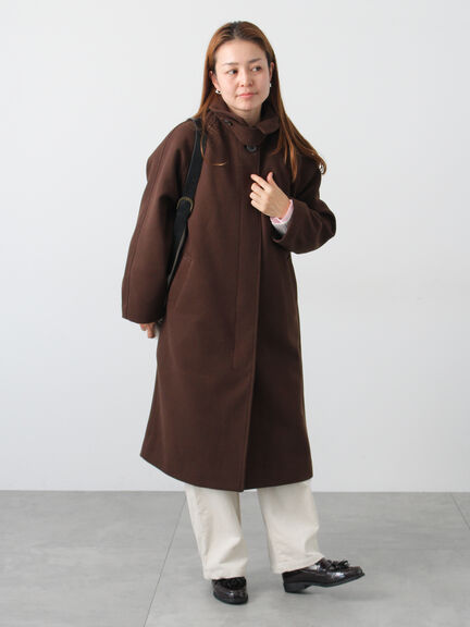 ウールライクステンカラーコート（ボルドー/ブラウン/ネイビー）｜Lugnoncure（ルノンキュール）通販