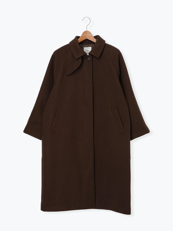 BURBERRYS イングランド製 ステンカラーコート L ボルドー ウール BURBERRYS イングランド製 ステンカラーコート L ボルドー ウール